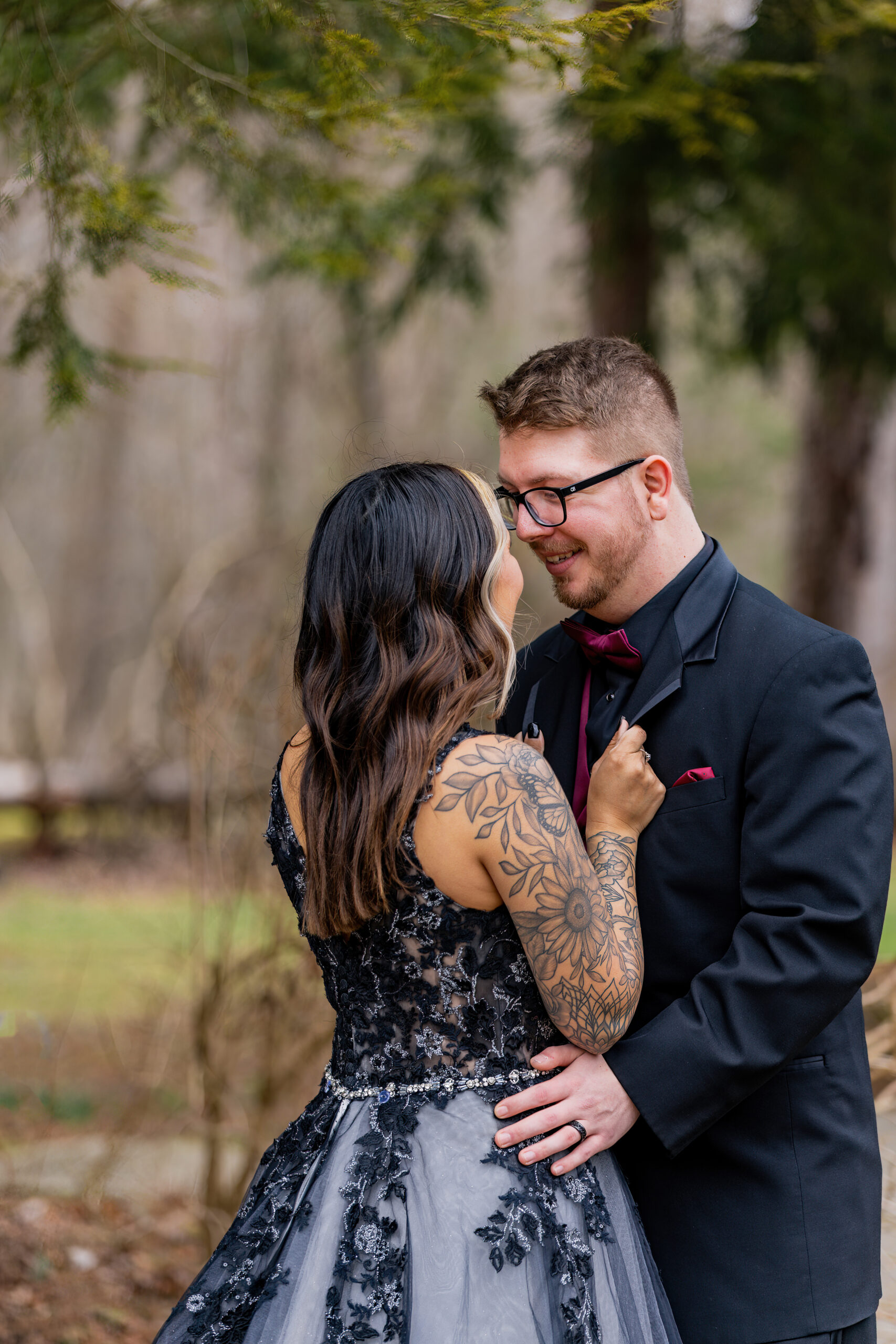 outdoor engagement photo