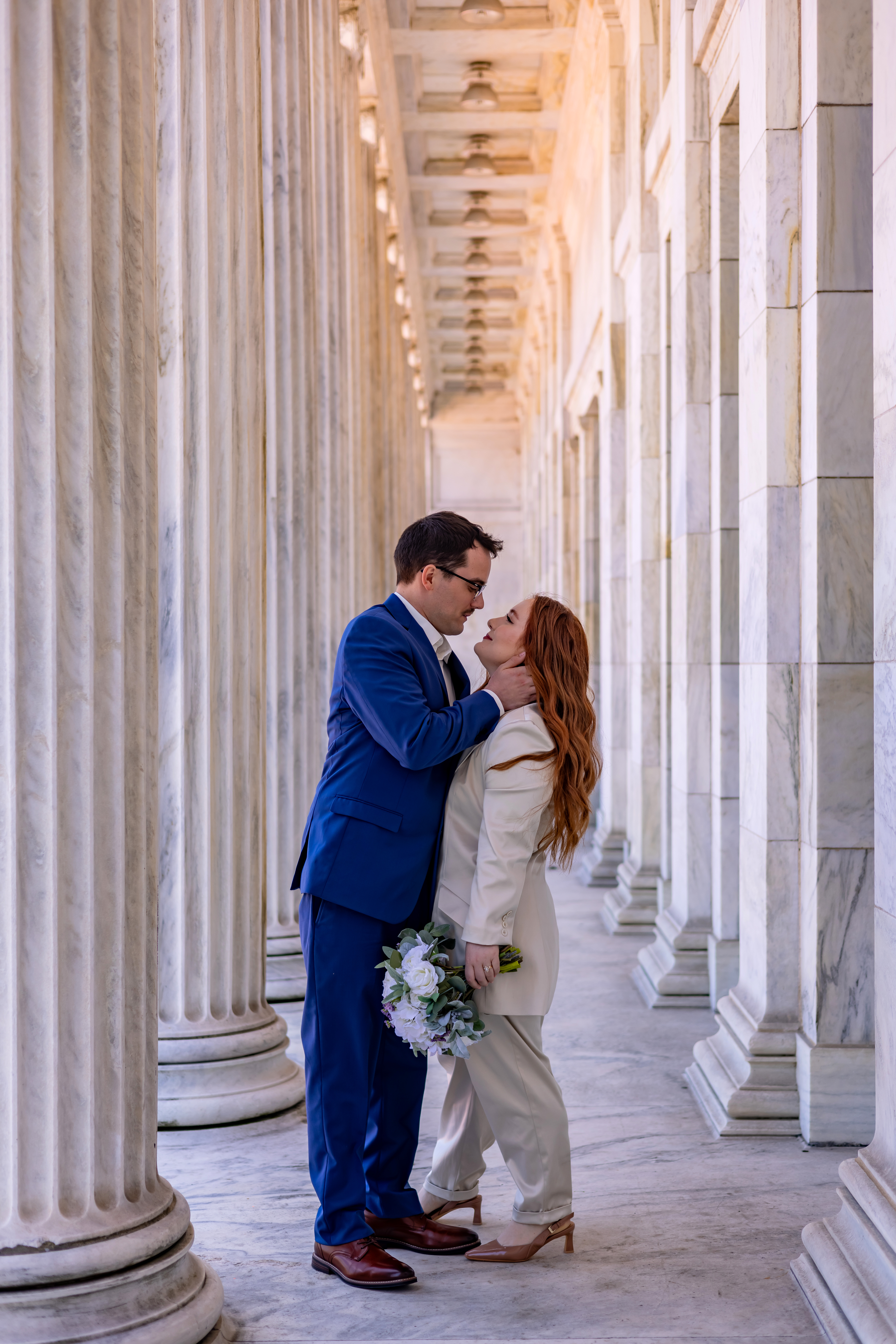 courthouse wedding portrait